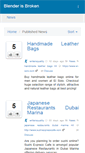 Mobile Screenshot of blenderisbroken.com